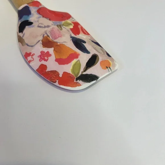 Anthropologie Luna Spatula Floral Wood Silicone Spatula - Picture 7 of 9